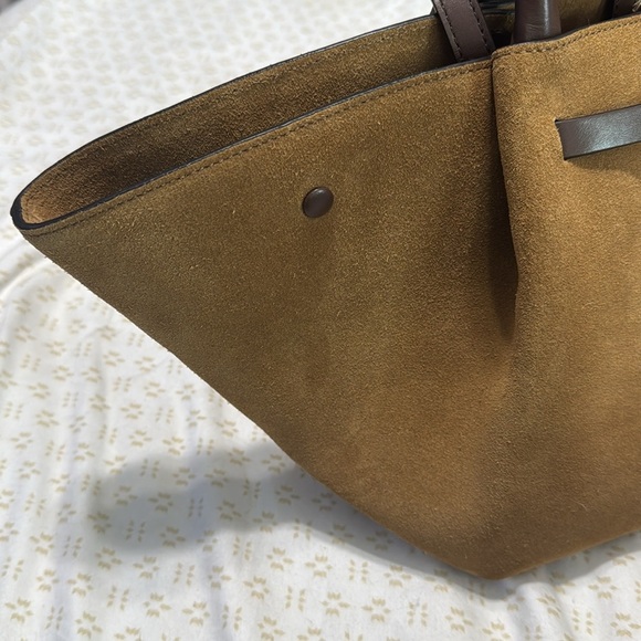 DeMellier London Suede Midi New York Bag with crossbody strap - Picture 17 of 17